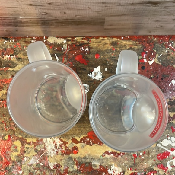 (Set of 2) Monopoly Frosted Glass Mugs with Spinning Hat Piece - Picture 11 of 12